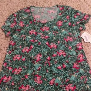 A Lularoe Classic T Floral Size XL New with Tags